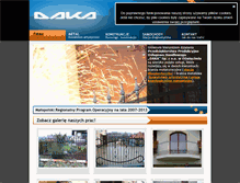Tablet Screenshot of daka.pl