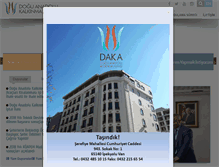 Tablet Screenshot of daka.org.tr