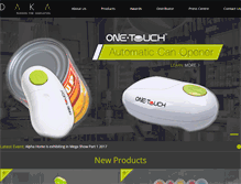 Tablet Screenshot of daka.com.hk